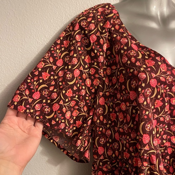 NWT, Fall Print Old Navy Dress - Picture 3 of 9